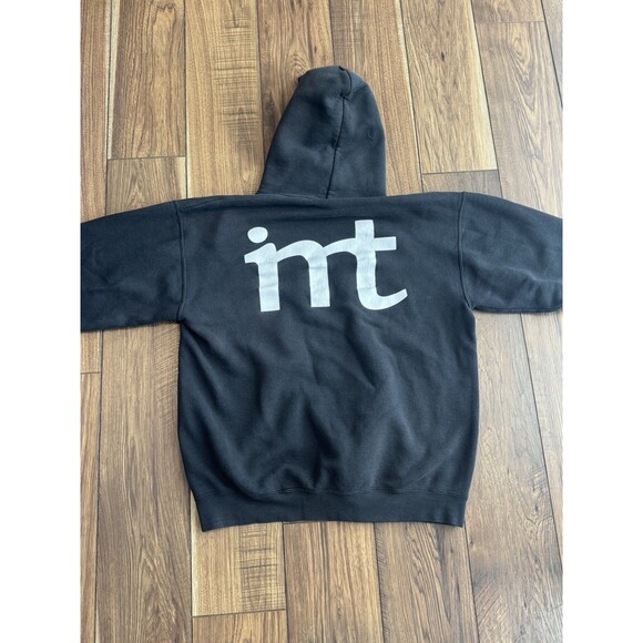 Vintage 90s In the Middle Records Underground Lee Heavy Cotton Hoodie SZ M READ! - Picture 4 of 6